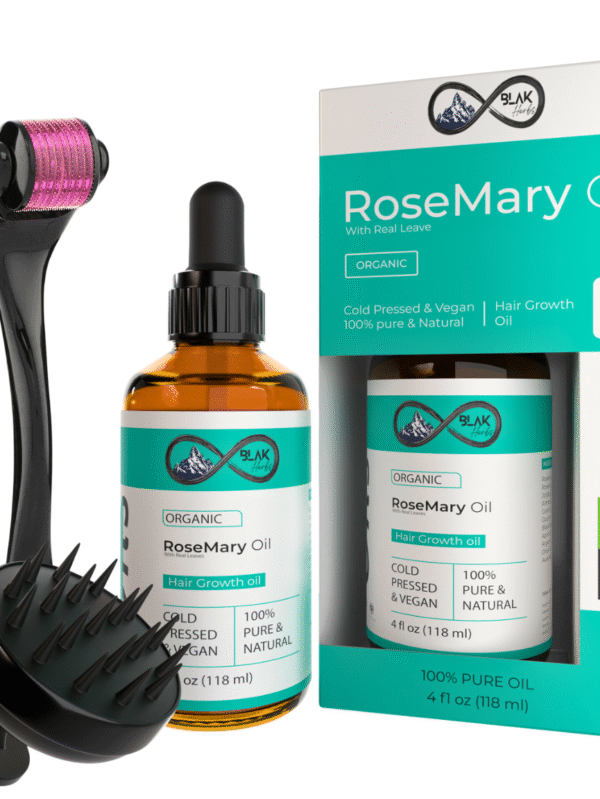 RoseMarry Hair Growth Oil with Hair massager and derma roller